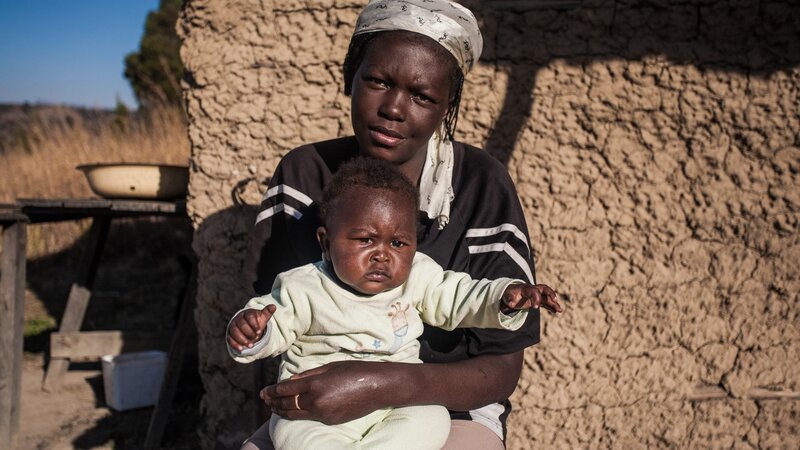 Zuid-Afrika-Swaziland-hoogtepunt-mama met baby