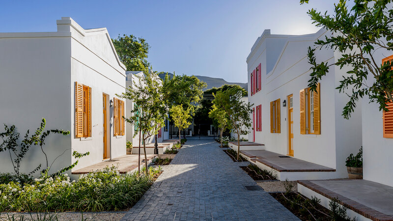 Zuid-Afrika-Tuinroute-Karoo-Drostdy-Hotel-gebouwen