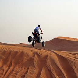 Abu Dhabi-woestijn quad biking