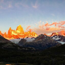 Argentinië-El-Calafate-Algemeen-Fitz-Roy-Mountain-View