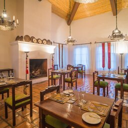 Argentinië-Noord-Westen-Cachi-Hotels-La-Merced-del-Alto-restaurant