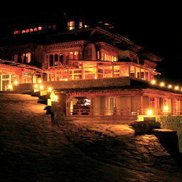 Bhutan-Paro-Hotel-Naksel Resort-By Night