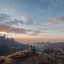 Ethiopië-Simien gebergte-koppel