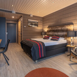 Finland-Lapland-Ivalo-wilderness-hotel-Inari-wildernessroom-slaapkamer