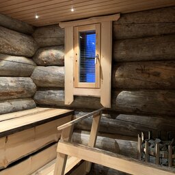 Finland-Lapland-Ivalo-Wilderness-Hotel-Nangu-panorama-log-cabin-privesauna