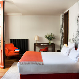 Frankrijk-Loire-hotel-Relais de Chambord-Deluxe Chambord kamer