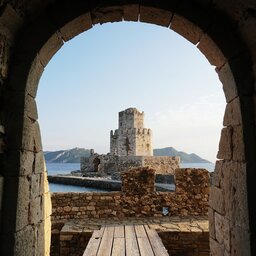 Griekenland-Peloponnesos-streek-Nafplio-Bourtzi