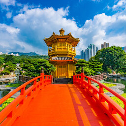 HongKong-Gouden-pagode-van-Nan-Lian-tuin