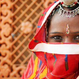 India-algemeen-traditioneel meisje
