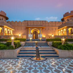 India-Jaipur-Hotels-The-Oberoi-Rajvilas-Buitenkant