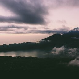 Indonesië-Bali-vulkaan