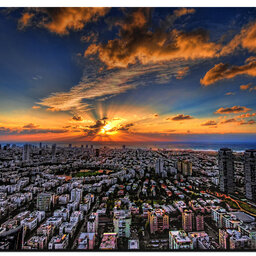 Israël-Tel Aviv-hoogtepunt