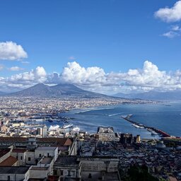 Italië-Napels-luchtfoto