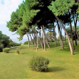 Italië-Sardinië-Zuid-Cala Caterina Hotel-tuin