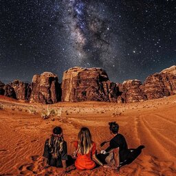 Jordanië - Excursie - diner onder sterren - hemel