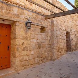 jordanië - Petra - Old Village - deur
