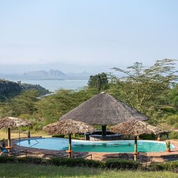 Kenia-Lake Nakuru-Sunbird Lodge-zwembad