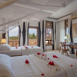 Kenia-Lamu-Majlis Resort-kamer honeymoon