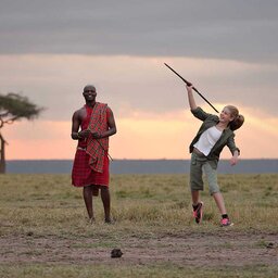 Kenia-Masai Mara-Elephant Pepper Camp-cultuur Masai