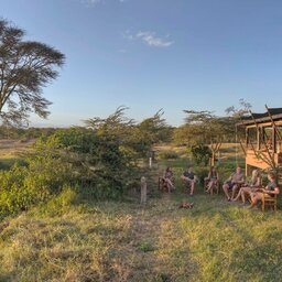 Kenia-Ol Pejeta-Ol Pejeta Bush Camp-ligging naast rivier