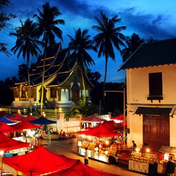 Laos-Luang Prabang-night market