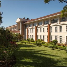 Malawi-Blantyre-Prontea Hotel Ryalls-gebouw