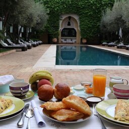 Marokko-Marrakesh-Villa-Des-Orangers-Ontbijt