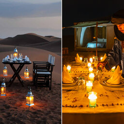 Marokko-Zagora-Woestijn-Erg-Chigaga-Azalai-Desert-Camp-inkom