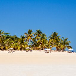 Mozambique-paradijselijk strand