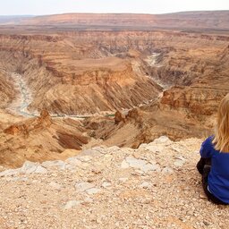 Namibië-Fish River Canyon-hoogtepunt