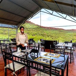Namibie-Waterberg-hotel-Waterberg Plateau Lodge-Restaurant