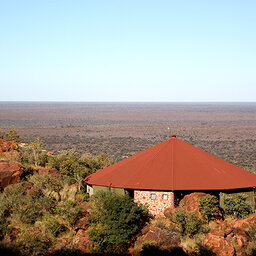 Namibie-Waterberg-hotel-Waterberg Plateau Lodge-Rood dak