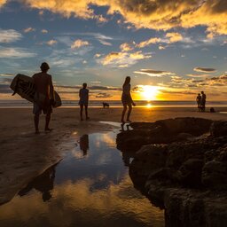 Nicaragua - Playa Maderas - surfen