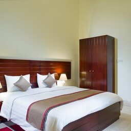 Oman-Kust rond Sur-Ras Al Jinz Turtle Reserve Hotel-hotelkamer
