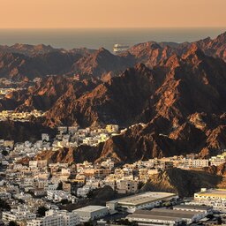 Oman-Muscat-zicht op stad