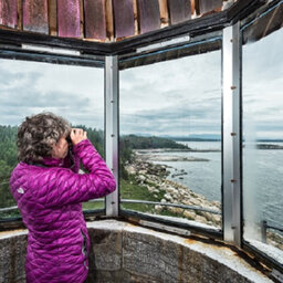 Oost-Canada-Pot-à-l'Eau-de-Vie-Islands-Le-Phare-uitzicht