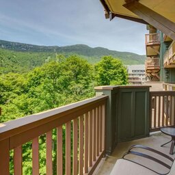 Oost-USA-Vermont-Stowe Mountain Lodge-Kamer-Balkon