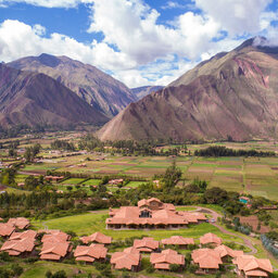 Peru-Heilige-Vallei-Inkaterra-Haciënda-Urubamba-Algemeen-Bovenaanzicht