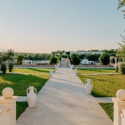 Puglia-Adriatische-Kust-Masseria Muntibianchi Agriresort-tuin