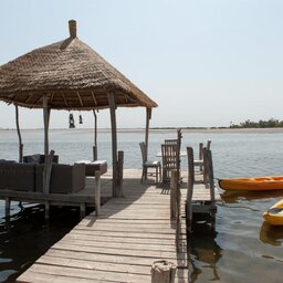 Senegal-PN Sine Saloum-Souimanga-Lodge-pier