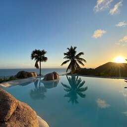 Seychellen-Praslin-Le-Chateau-De-Feuilles-zwembad