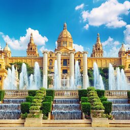 Spanje - National Museum - Barcelona - Placa De Espanya