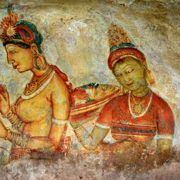 Sri Lanka-Sigiriya-hoogtepunt-schilderingen