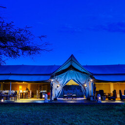 Tanzania-Serengeti NP-Asanja-Moru-tent-avond