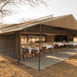 Tanzania-Serengeti NP-Serengeti Ndutu Kati Kati Tented Camp-restaurant-tent