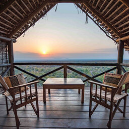 Tanzania-Tarangire-Maweninga Camp-zicht vanuit tent