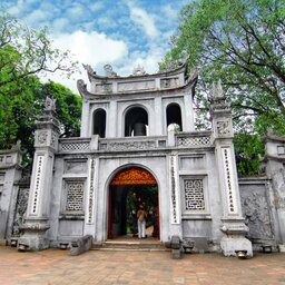 Vietnam-Hanoi-Tempel van de literatuur