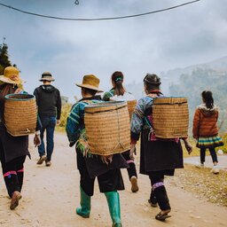 Vietnam-Sapa-wandeling-met-lokale-stam