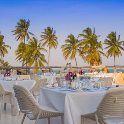 Zanzibar-White-Sand-Luxury-Rooftop sunset bar dining