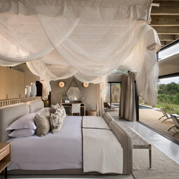 Zuid-Afrika-Kruger-Regio-Sabi-Sands-Lion-Sands-River-Lodge-river-lodge-bed